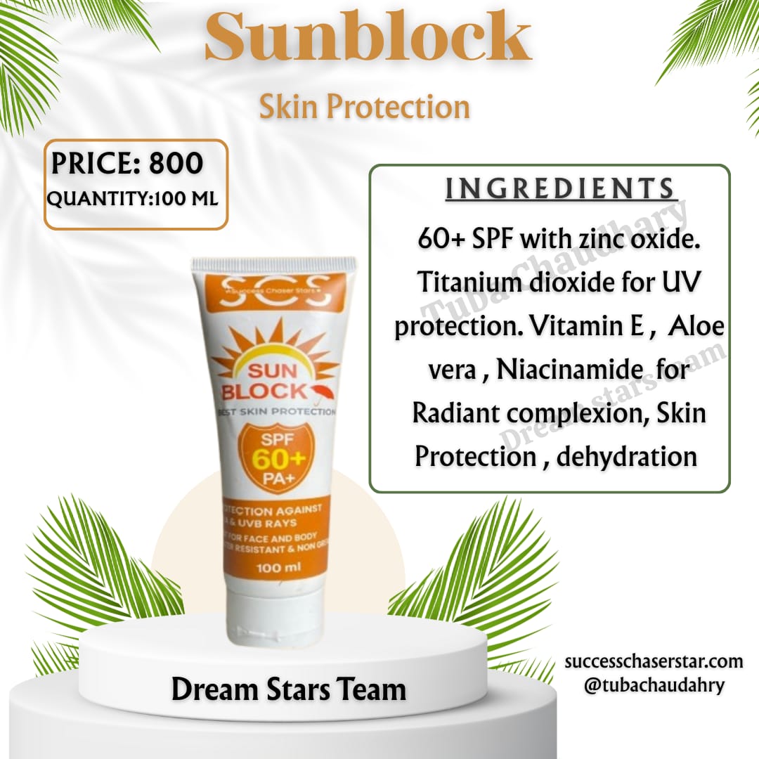 Sunscreen-SPF 60+